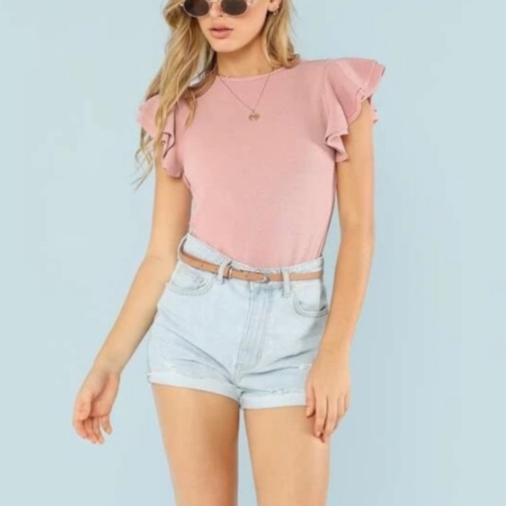 Pink bodysuit